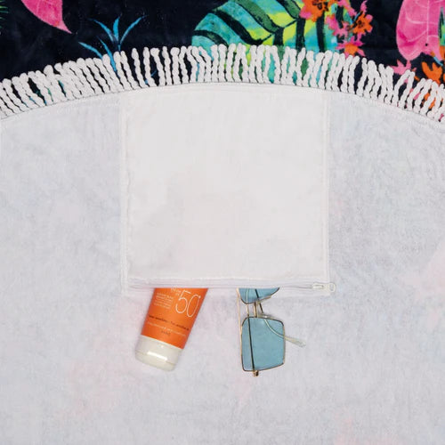 Serviette ronde Boracay